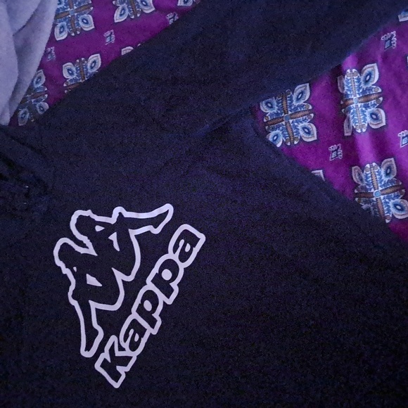 Kappa Hoodie, Navy Blue - Picture 3 of 3